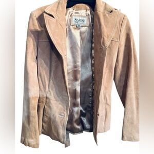 Wilsons Leather light pink Suede Jacket